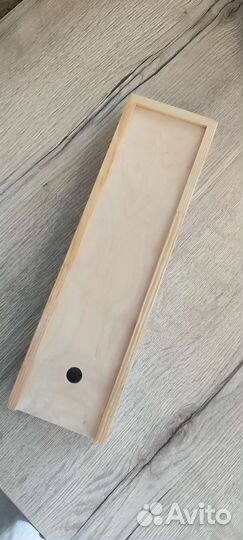 Заготовка Пенал для кистей 35*10*4 см, сосна