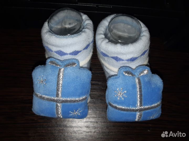 Носочки-браслетики погремушка