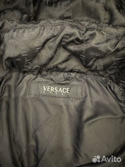 Пуховик короткий versace sport