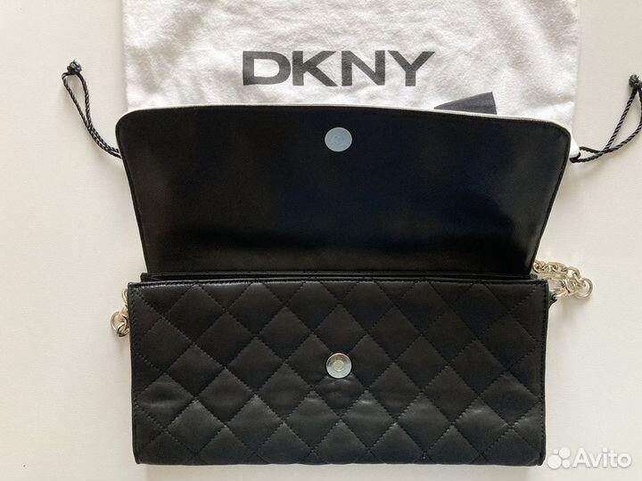 Dkny клатч кожа оригинал