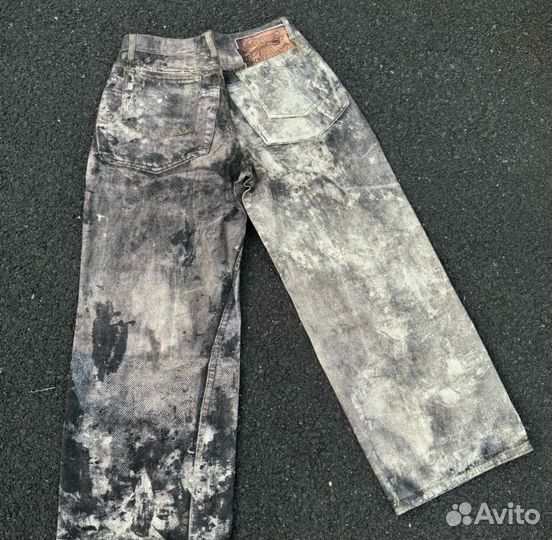 Джинсы широкие y2k