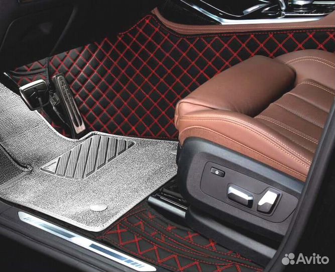 3D Коврики Mercedes Салон Багажник из Экокожи