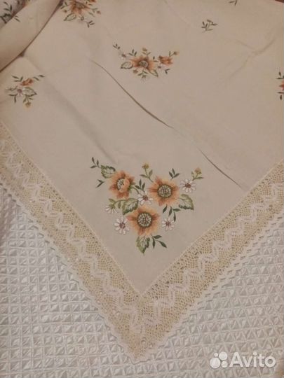 Скатерть льненая