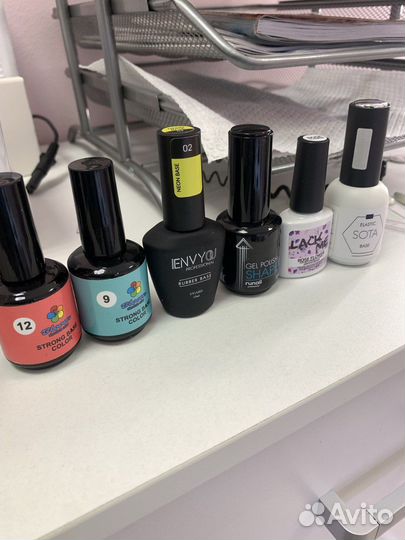 Базы гели топ для маникюра