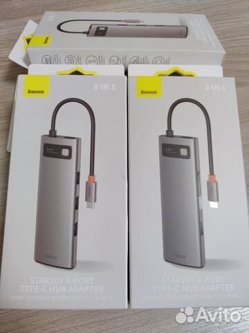 Baseus Metal Gleam Hub Type-C Dock 8in1 Mac M1