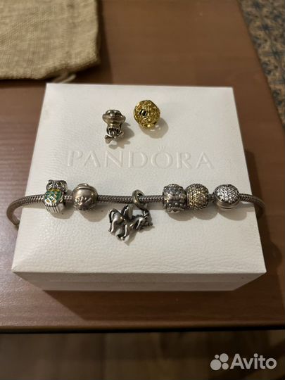 Pandora браслет с шармами