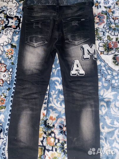 Джинсы slim fit amiri type