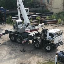 Аренда и услуги автокрана-вездехода, 32 т, 30.2 м, с гуськом 9 м, Егорьевск