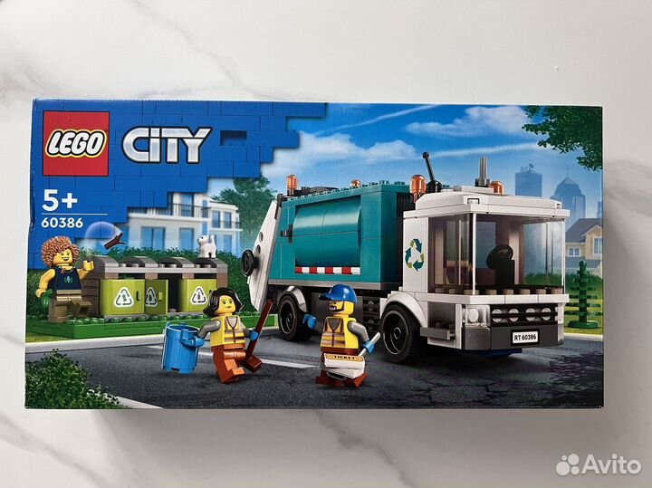 Lego City 60386 Грузовик для переработки отходов