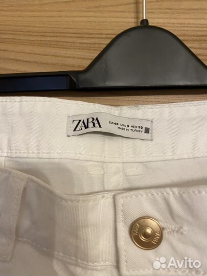 Белые Джинсы Zara balloon бананы слоучи 40 (46)