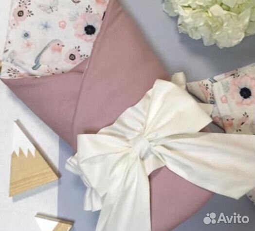 Конверт одеяло на выписку весна/осень