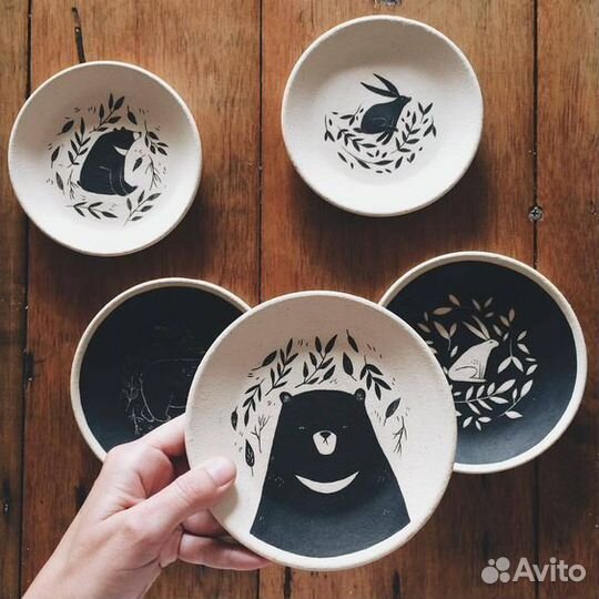 Глиняная посуда ручной работы