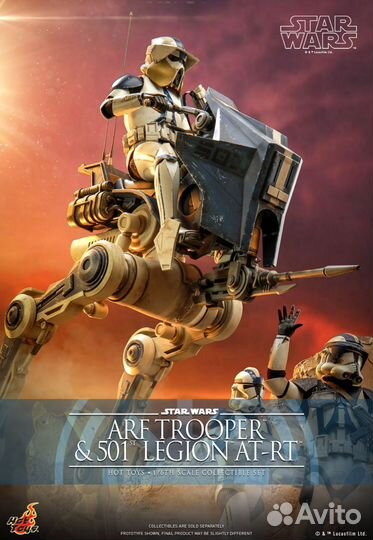 HOT toys TMS91 ARF trooper и 501ST legion AT-RT