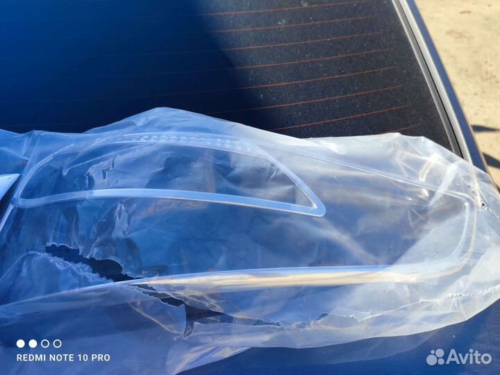 Защита на задние фонари Киа Рио 3