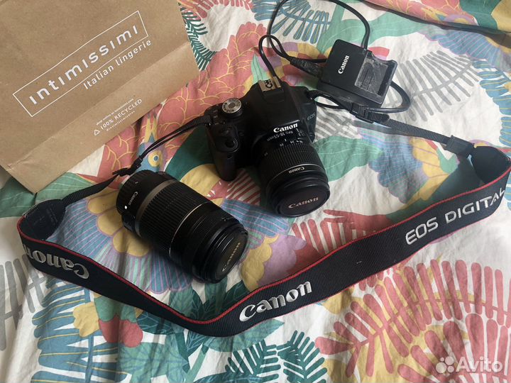 Зеркальный фотоаппарат canon 2 объектива