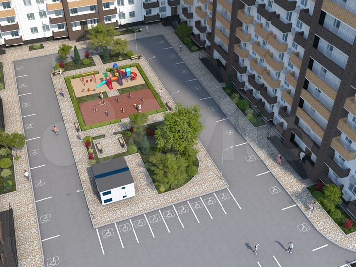 2-к. квартира, 53,4 м², 12/16 эт.