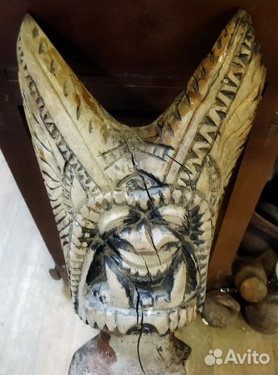 Старинный Тотем Идол. Остров Тонга 90 см