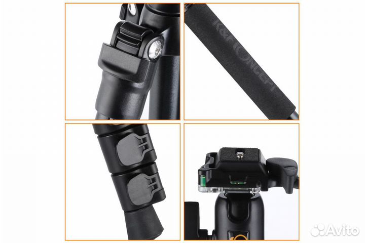 Штатив k&f concept tm 2524 и стойки