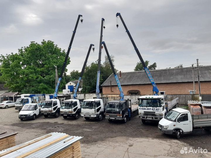 Услуги манипулятора 7-12 тонн