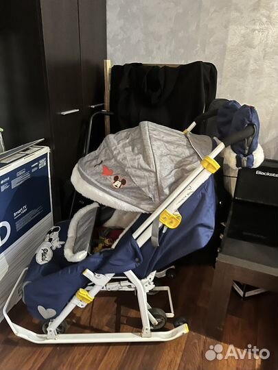 Коляска санки