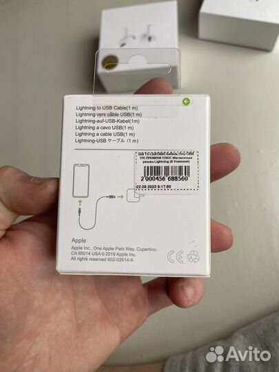 Lightning usb зарядка на iPhone