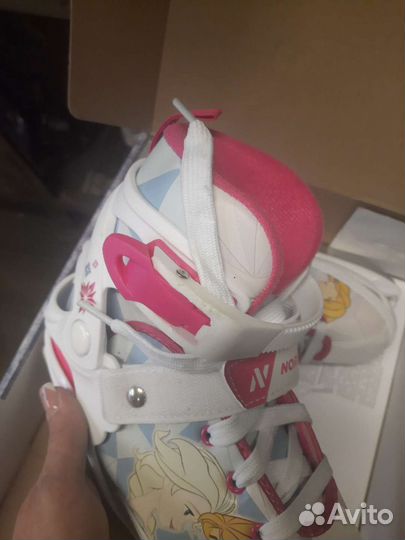 Коньки детские раздвижные размер 31-36