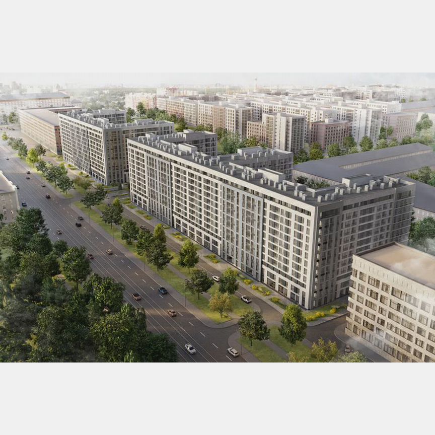 2-к. квартира, 72,8 м², 3/12 эт.