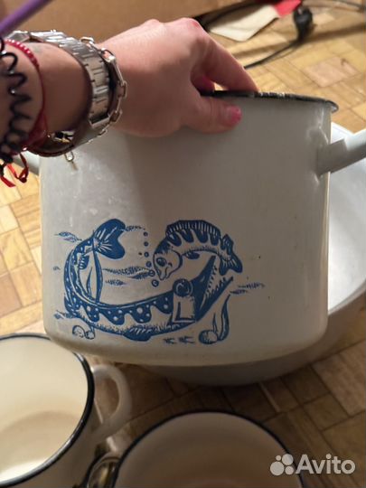 Кастрюля эмалированная СССР