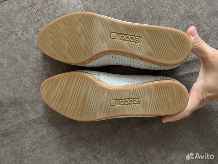 Ecco 37 туфли, балетки новые