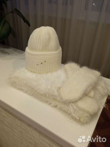 Комплект шапка и снуд женский