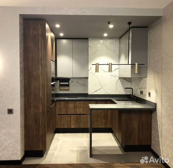 Современная кухня на заказ мдф фасады