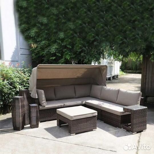 Комплект для отдыха из ротанга