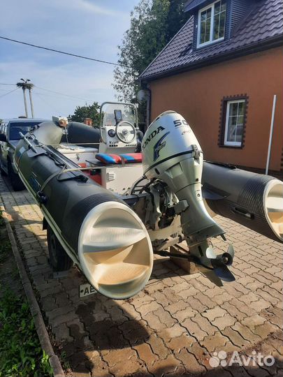 Моторная лодка с мотором бу с прицепом