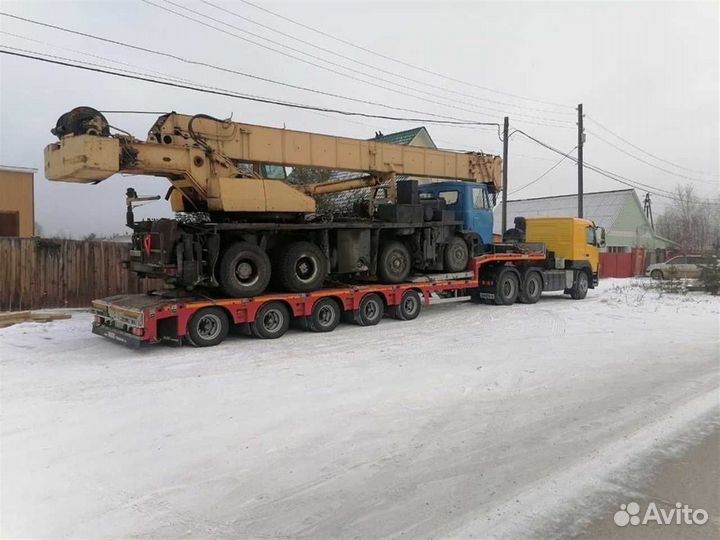 Аренда низкорамного трала Грузовые перевозки