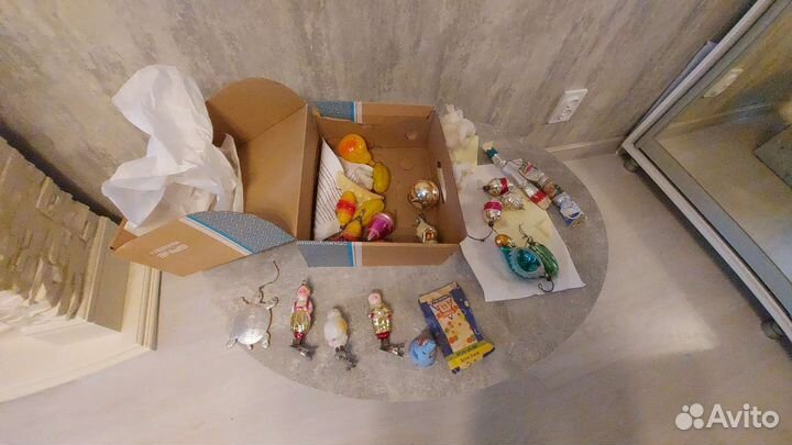 Игрушки елочные новогодние СССР раритет