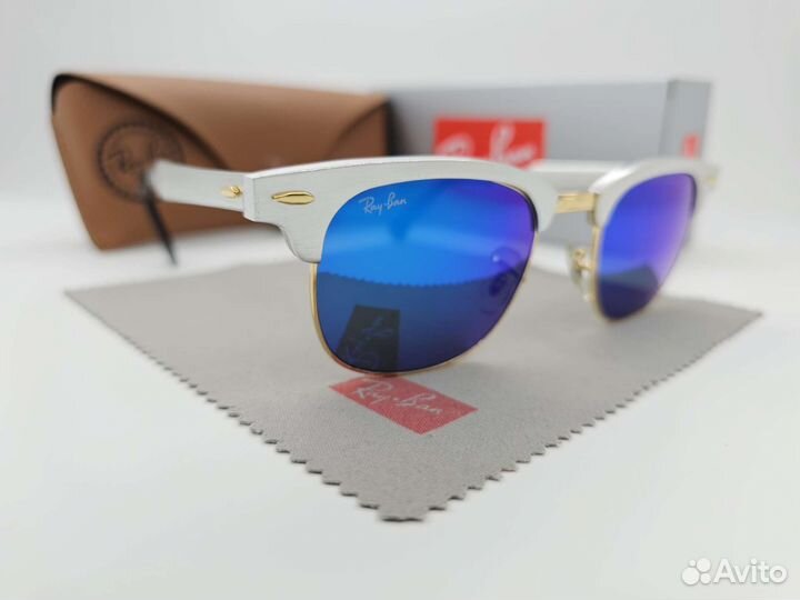 Очки Ray Ban 3507 Clubmaster Синее Стекло