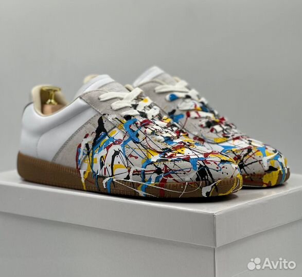 Кроссовки maison margiela replica paint