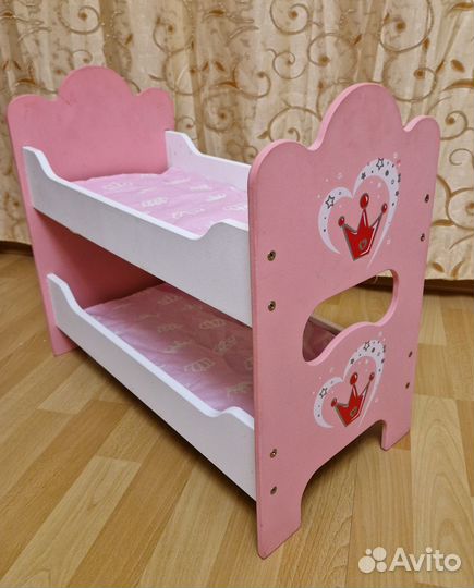 Кроватка для кукол Mary Poppins, двухэтажная