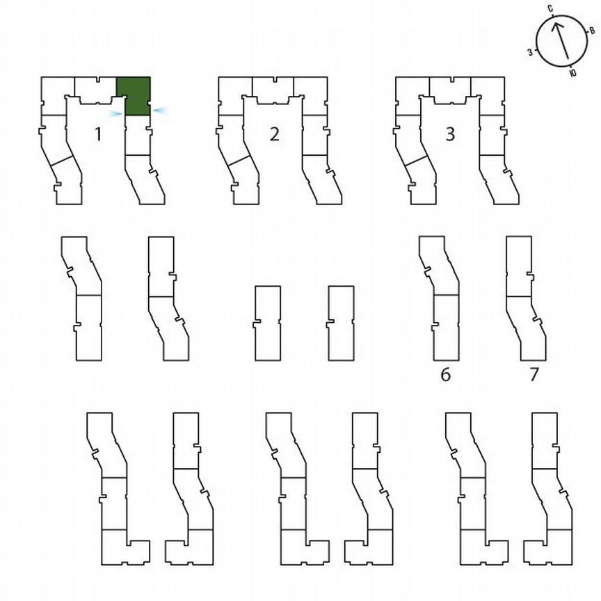 2-к. квартира, 60,1 м², 3/3 эт.