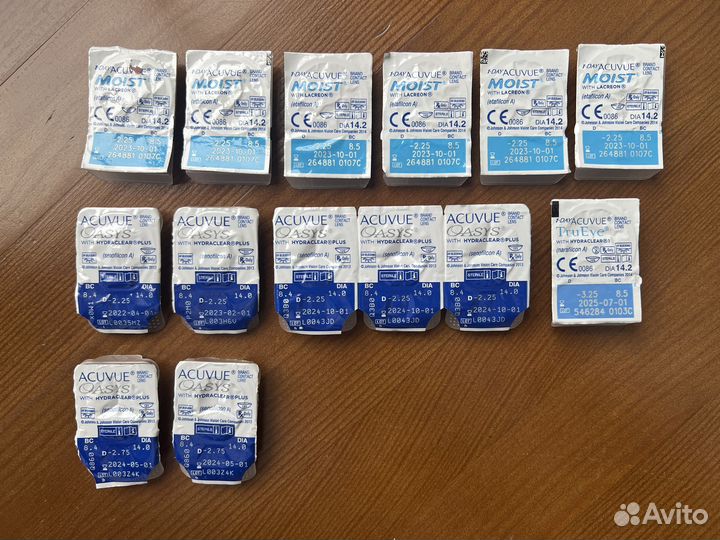 Линзы контактные Acuvue