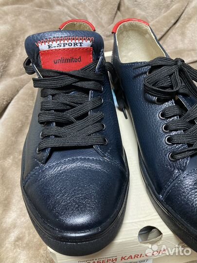 Полуботинки кожаные 44, 43