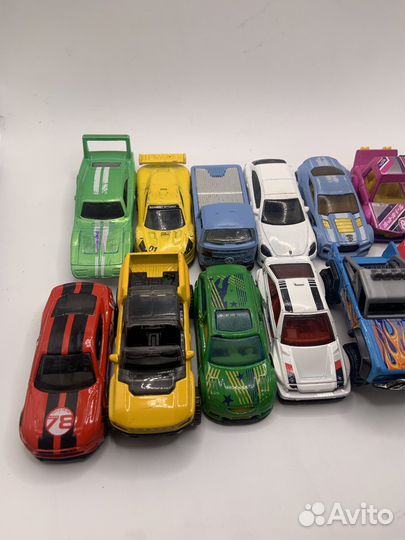 Hot wheels машинки пакетом 14шт