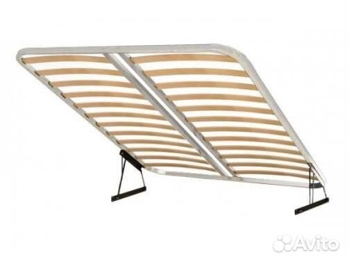 Кровать 1,6м с ортопедическим основанием и пм 