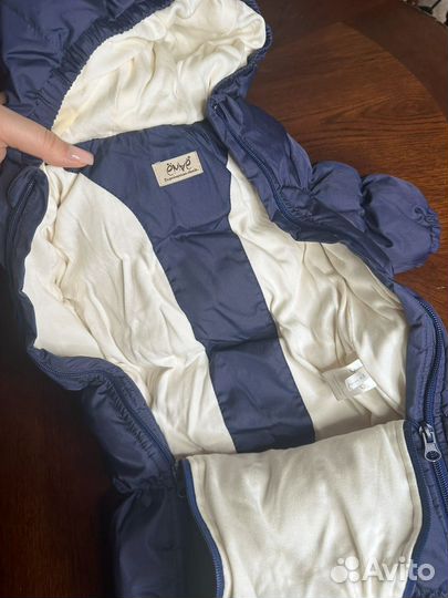 Зимний комбинезон для мальчика 62