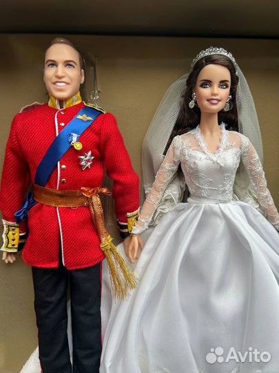Barbie William & Catherine Royal Wedding 2011 nrfb