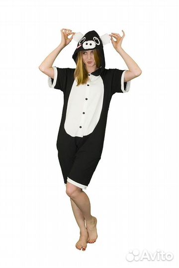 Летние кигуруми Чёрная Свинка