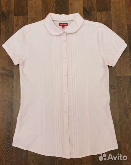 Блузки школьные розовые Chessford, 158 рост