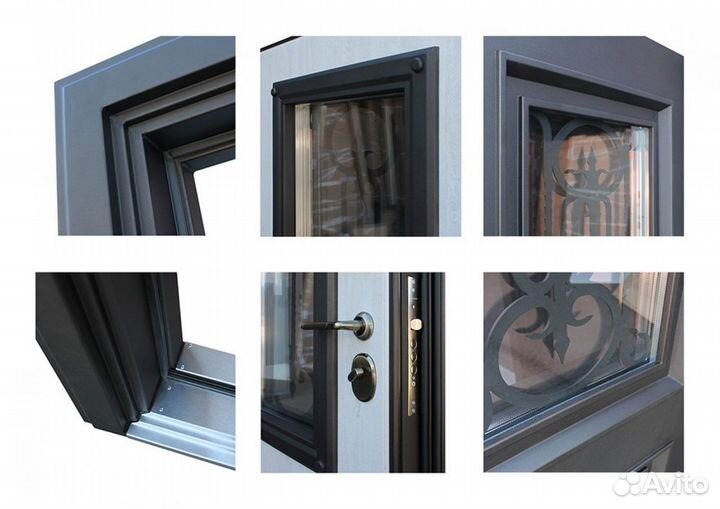 Дверь входная со стеклом