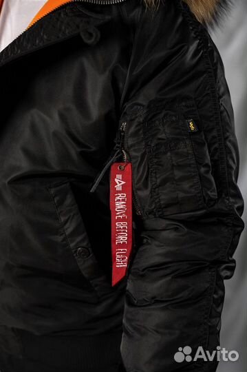 Куртка зимняя Alpha Industries черная