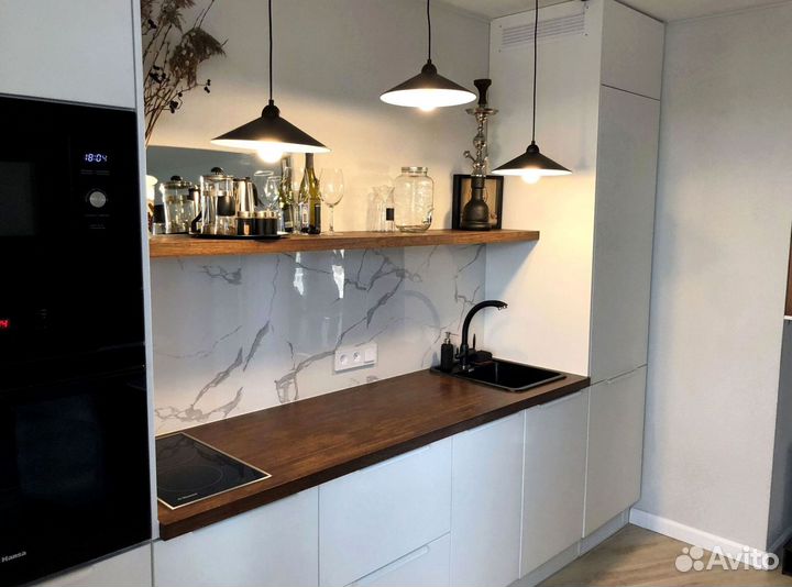 Кухни в минимализме на заказ в Казани